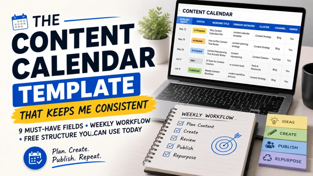 Content Calendar Template