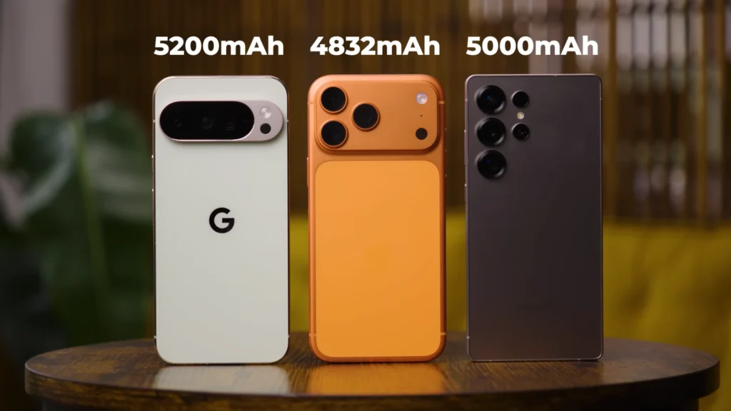 Galaxy S25 Ultra vs iPhone 17 Pro Max vs Pixel 10 Pro XL
