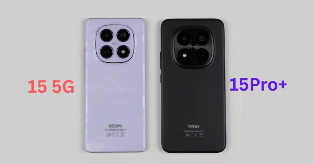Redmi Note 15 vs Note 15 Pro Plus