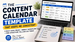 The Content Calendar Template That Keeps Me Consistent