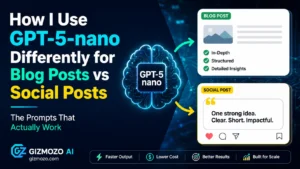 GPT-5-nano for Content: Blogs vs. Social Posts Compared